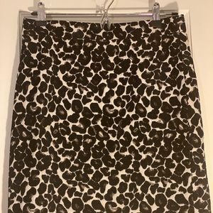 J. Crew Cheetah Print Pencil Skirt Size 0
